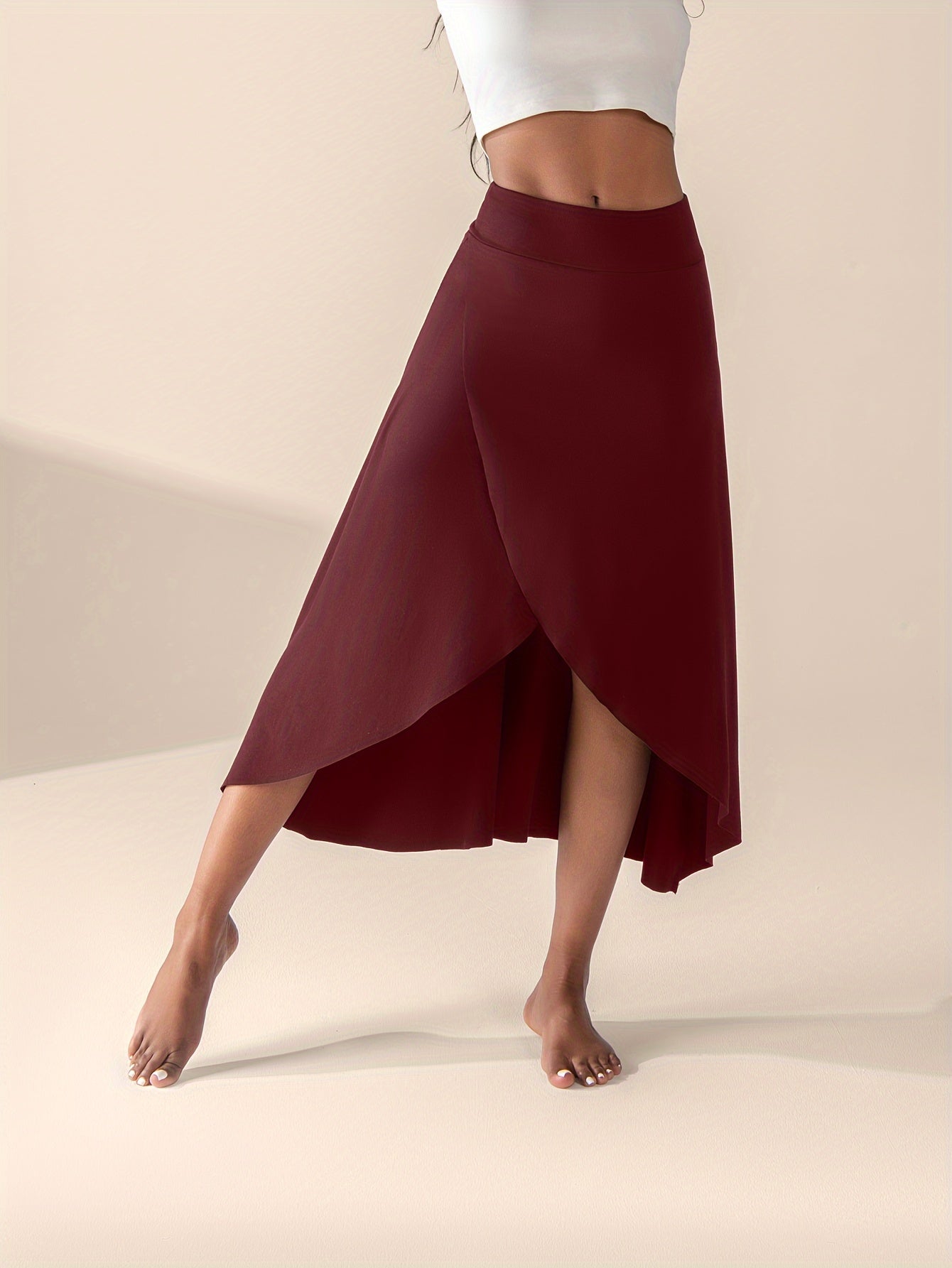 Eleganter Damen-Rock mit integrierten Shorts & Taschen