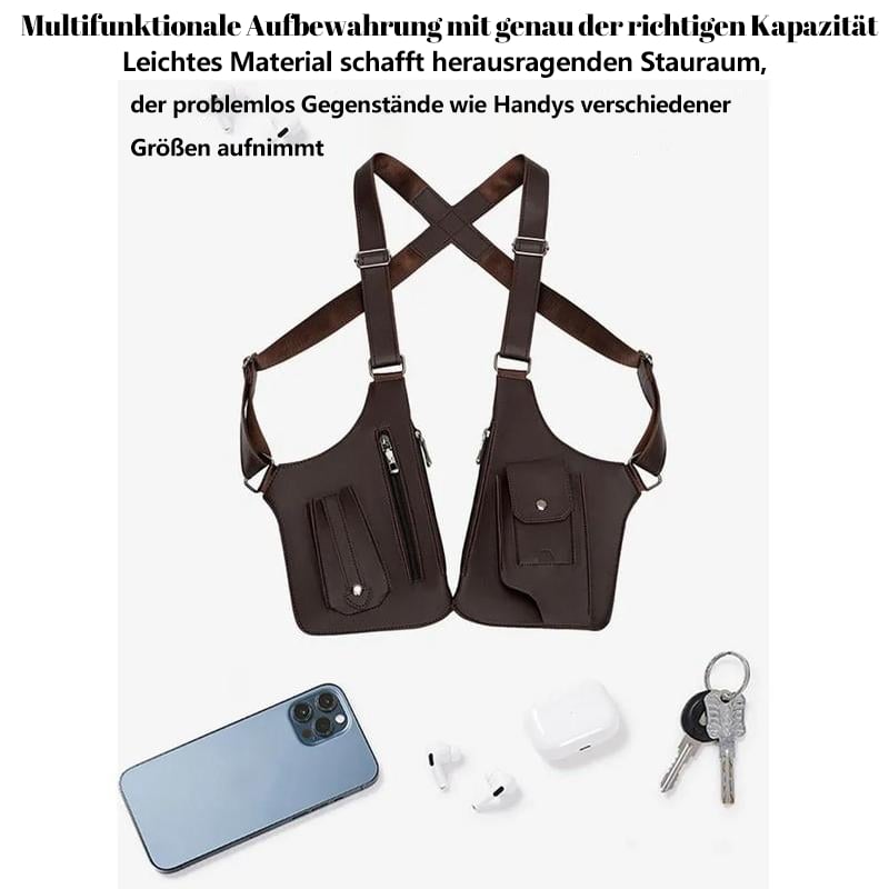 💪Einbruchsichere, hochwertige, verstellbare Schultertasche