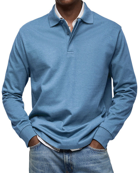 Elhanan | Stilvolles Poloshirt mit Langen Ärmeln