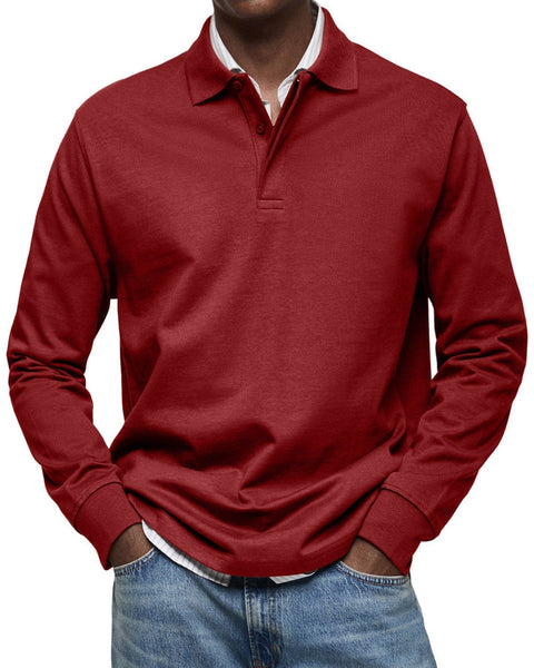 Elhanan | Stilvolles Poloshirt mit Langen Ärmeln