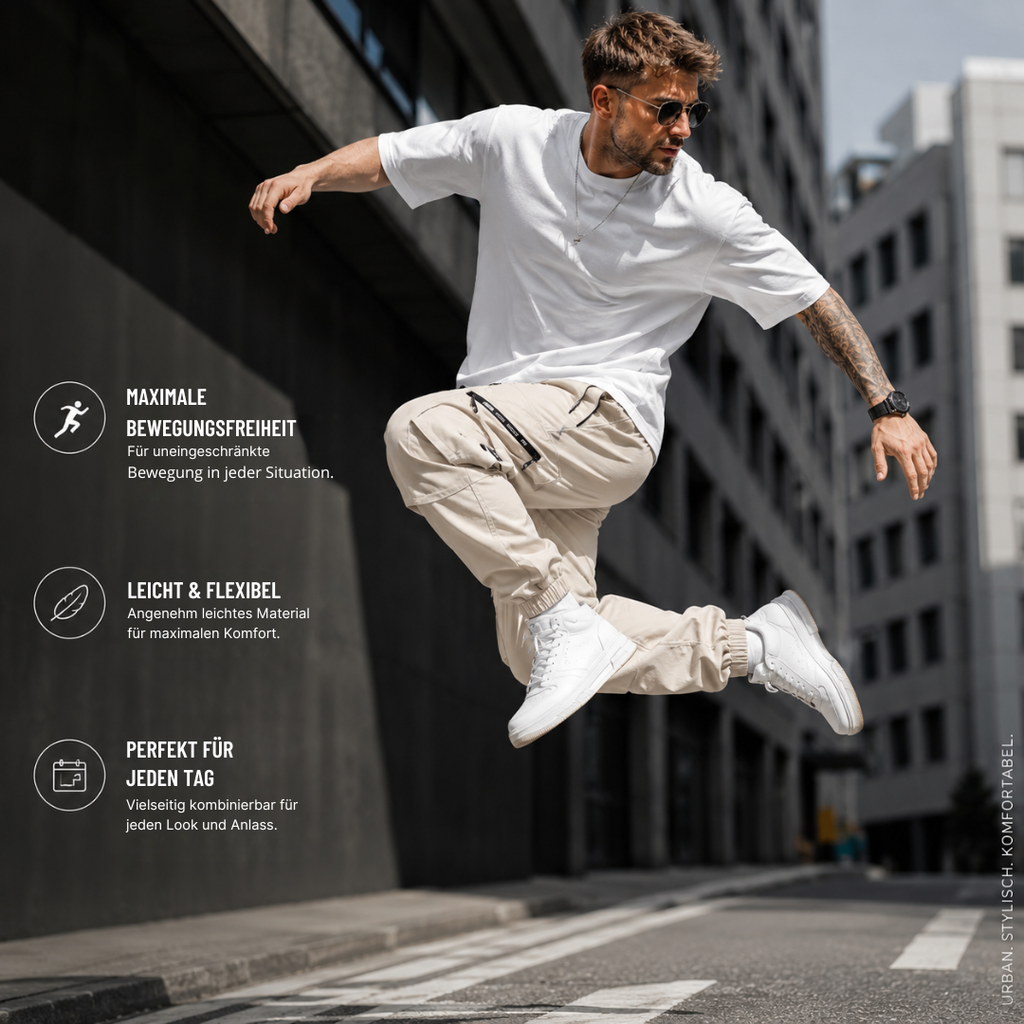 LIAM - Herren Outdoor Cargo-Hose mit Bündchen