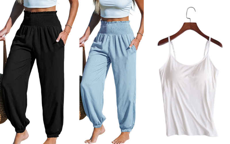 🌞 Figurfreundliche Hohe Taille Haremhose für Damen