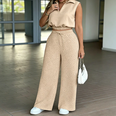Modisches Oberteil & Weite Hose –Lässig, bequem & perfekt für Alltag & Events 🌿