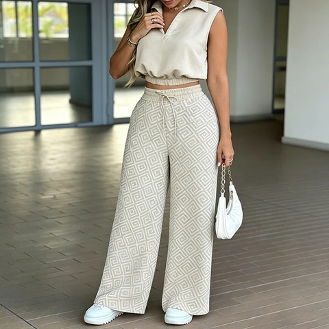 Modisches Oberteil & Weite Hose –Lässig, bequem & perfekt für Alltag & Events 🌿