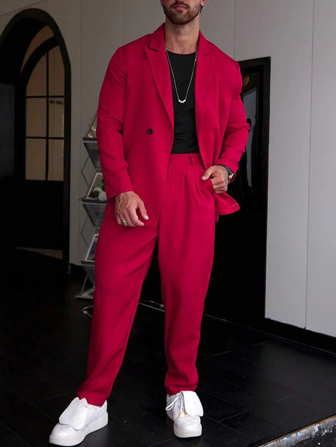 Neu 2026 - Varello – Herren Office & Freizeit 2-Teiler aus Blazer & Hose