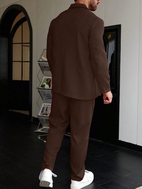 Neu 2026 - Varello – Herren Office & Freizeit 2-Teiler aus Blazer & Hose