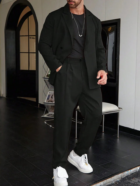 Neu 2026 - Varello – Herren Office & Freizeit 2-Teiler aus Blazer & Hose