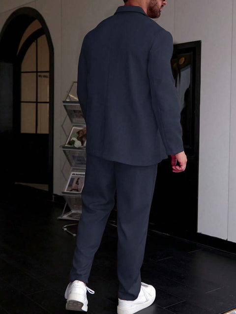 Neu 2026 - Varello – Herren Office & Freizeit 2-Teiler aus Blazer & Hose