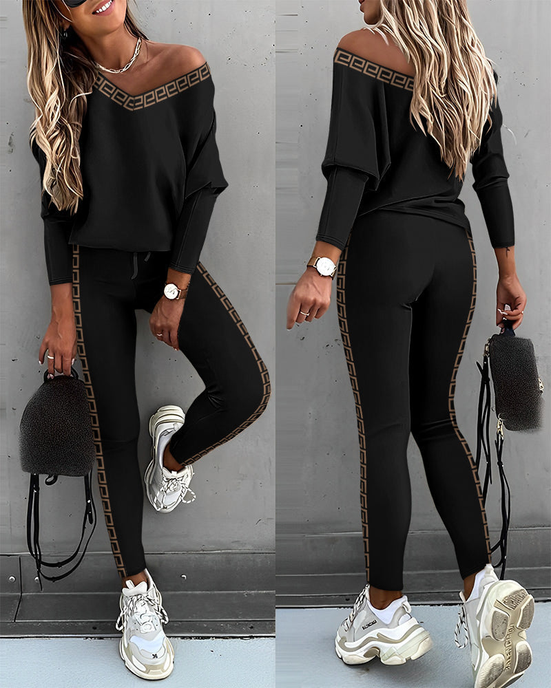 Zanira – Edles Co-Ord-Set mit Gigotärmeln + Hose