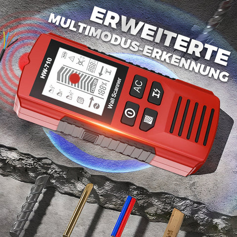 Multifunktionaler Wand- & Metalldetektor für Zuhause und Baustelle