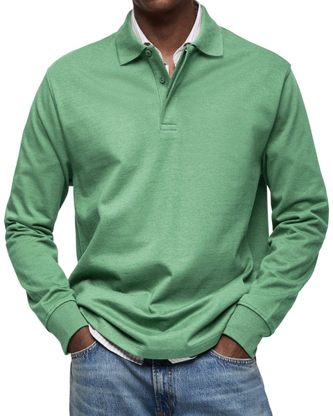 Elhanan | Stilvolles Poloshirt mit Langen Ärmeln