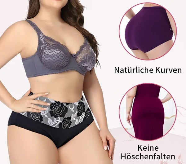 🔥Damen-Slip mit hoher Taille und Bauchkontrolle in Übergröße