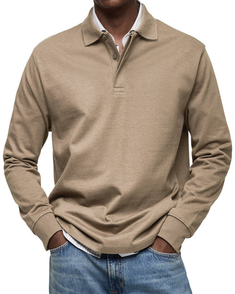 Elhanan | Stilvolles Poloshirt mit Langen Ärmeln