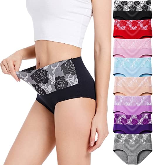 🔥Damen-Slip mit hoher Taille und Bauchkontrolle in Übergröße