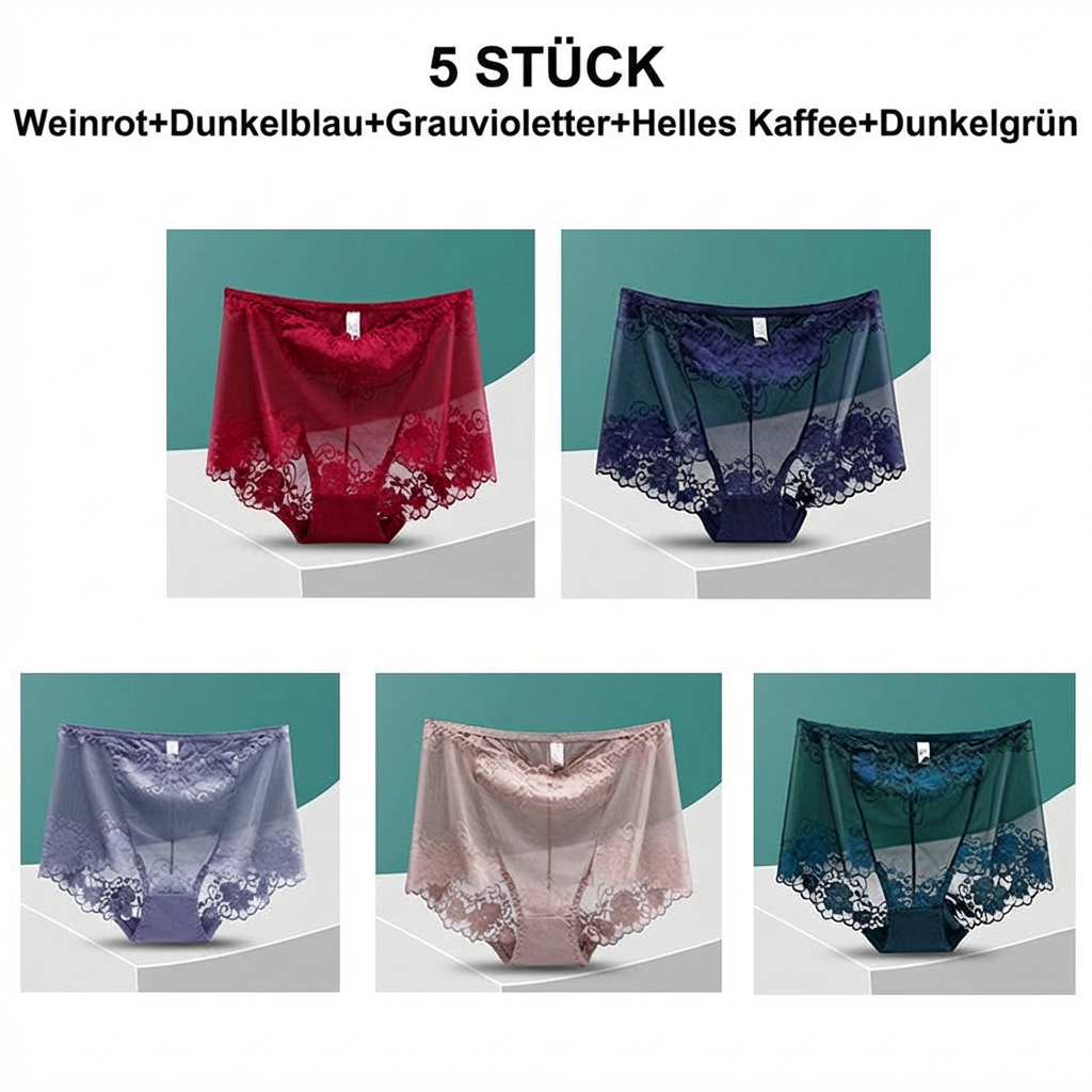 Handgefertigte Seidenspitzen-Höschen für Damen😍