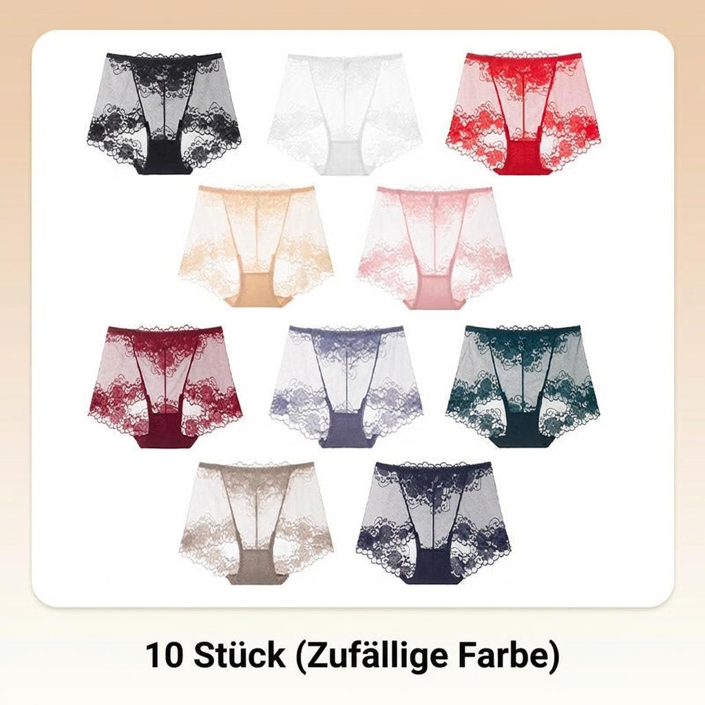 Handgefertigte Seidenspitzen-Höschen für Damen😍