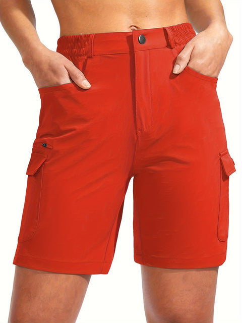 Damen Quick-Dry Cargo-Shorts mit 7-Taschen-Design