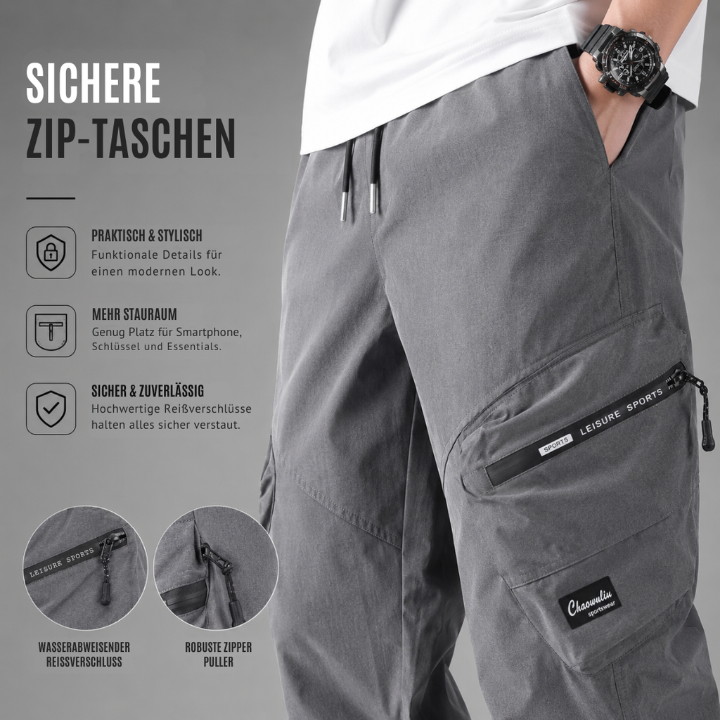 LIAM - Herren Outdoor Cargo-Hose mit Bündchen