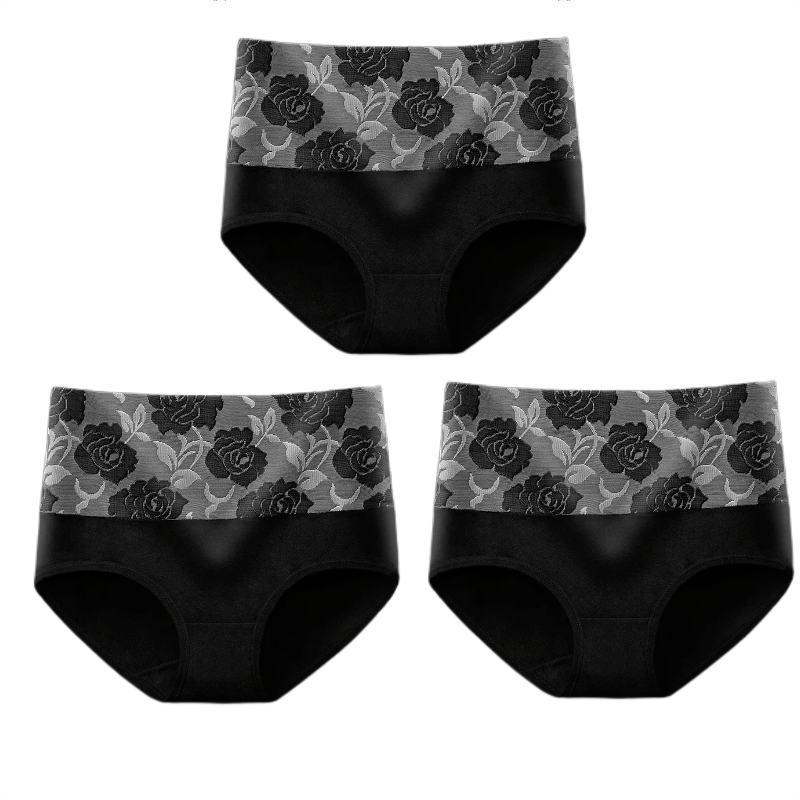🔥Damen-Slip mit hoher Taille und Bauchkontrolle in Übergröße