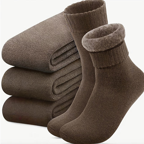 FrostWalk™ – 3-Paar flauschige, dicke Herren-Winterthermosocken