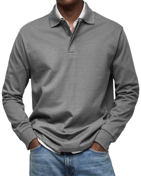 Elhanan | Stilvolles Poloshirt mit Langen Ärmeln