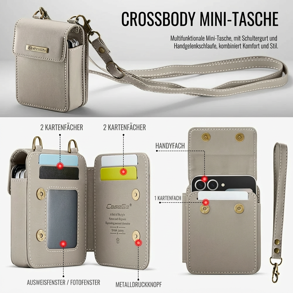 Leder-Umhängehülle – Schutz, Tragekomfort und clevere Organisation in einem