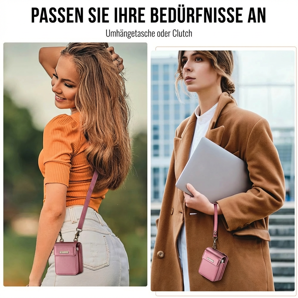 Leder-Umhängehülle – Schutz, Tragekomfort und clevere Organisation in einem