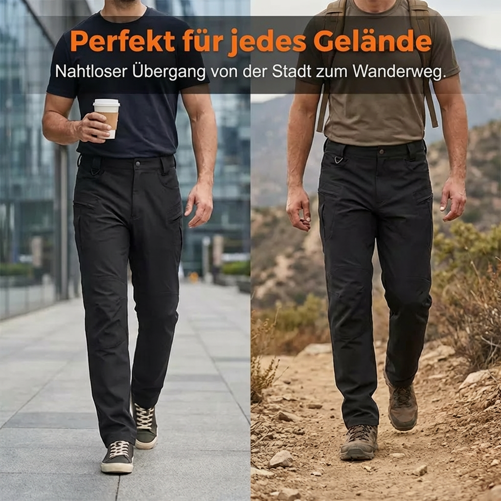 Bequeme, robuste & wasserfeste Arbeits- und Adventurehosen