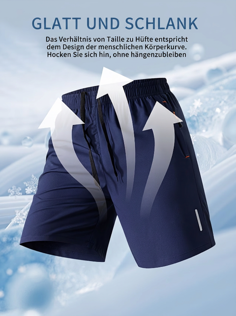 3-er Pack Herren Sport-Casual Shorts - Leicht, atmungsaktiv und dehnbar