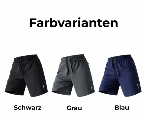 3-er Pack Herren Sport-Casual Shorts - Leicht, atmungsaktiv und dehnbar