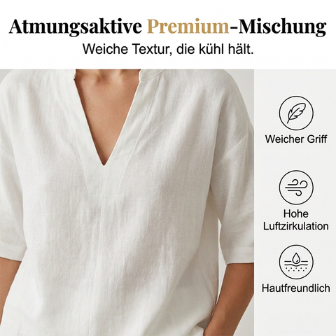 Damen 2-teiliges Sommer-Set mit V-Ausschnitt – weich, leicht & komfortabel