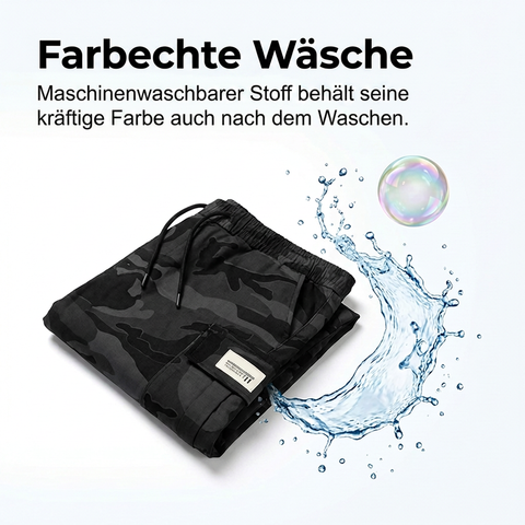 Taktische Cargoshorts für Herren in lockerer Passform