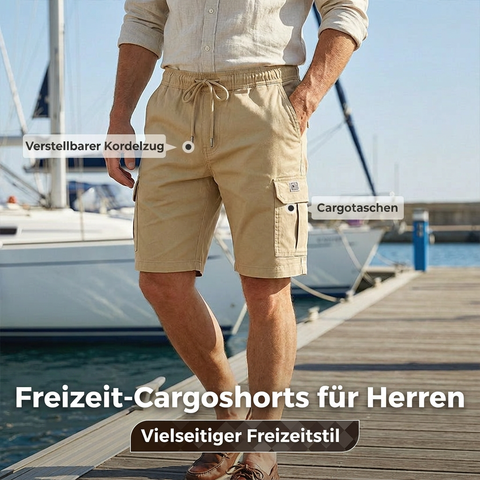 Leichte Cargoshorts – Atmungsaktives Material, sichere Taschen, knielang