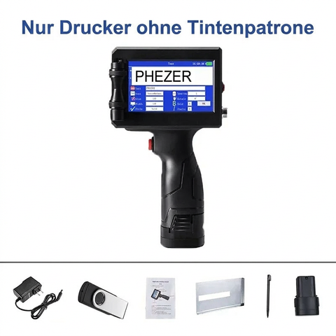 PrintMark Pro™ – Mobiler Premium-Codierer für Etiketten, QR-Codes & Ablaufdaten