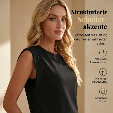 Modernes Damen-Set – ärmelloses Top & Rock mit Kordelzug ✨ luftig, stilvoll & perfekt für den Sommer ☀️