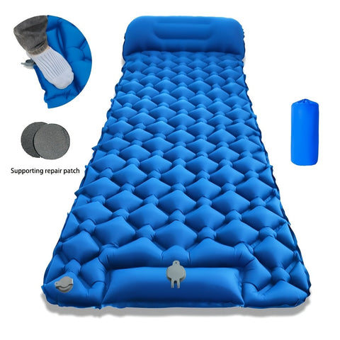 Aufblasbare Outdoor-Schlafmatte für eine Person mit Schnellpumpe