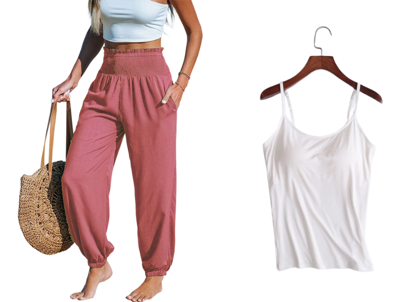 🌞 Figurfreundliche Hohe Taille Haremhose für Damen