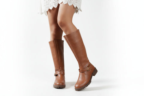 Elsie | Elegante Stiefel mit niedrigem Absatz