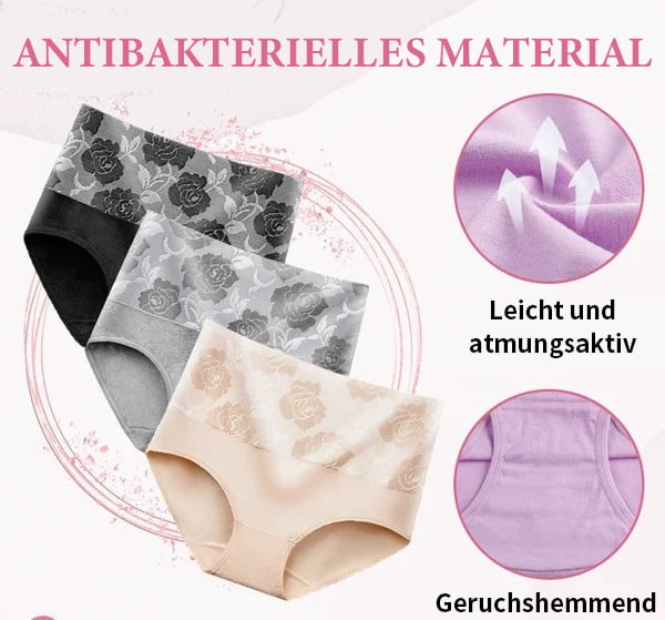 🔥Damen-Slip mit hoher Taille und Bauchkontrolle in Übergröße