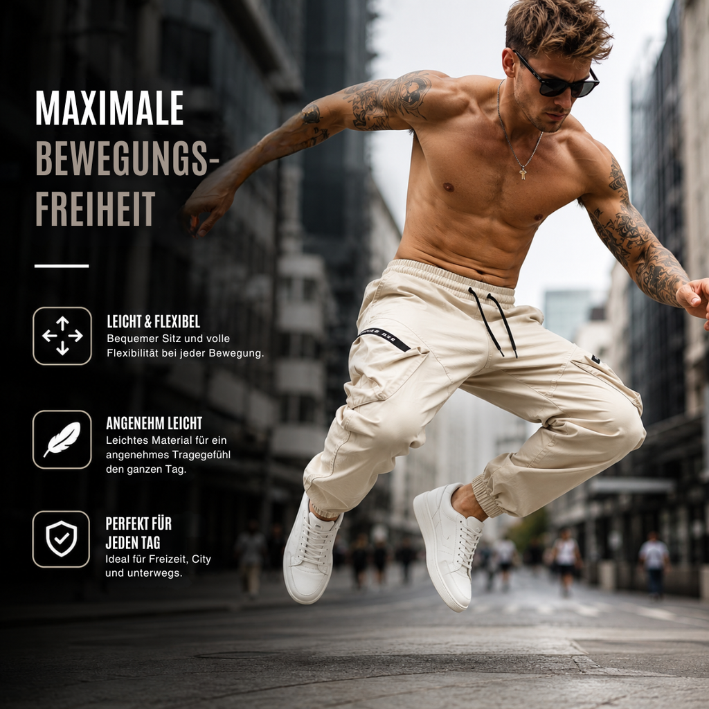 LIAM - Herren Outdoor Cargo-Hose mit Bündchen
