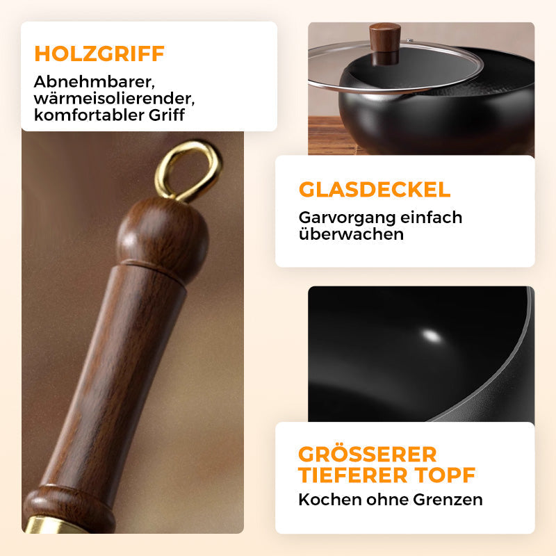 Schwerer Gusseisen-Bräter (unbeschichtet) – perfekt für Sonntagsbraten & knuspriges Brot! ⏲️🥖 50% reduziert – nur solange der Vorrat reicht!