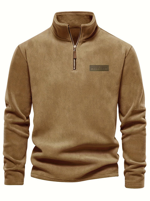 FleeceWarm™ – Herren Winter-Halbzippullover (Regular Fit)