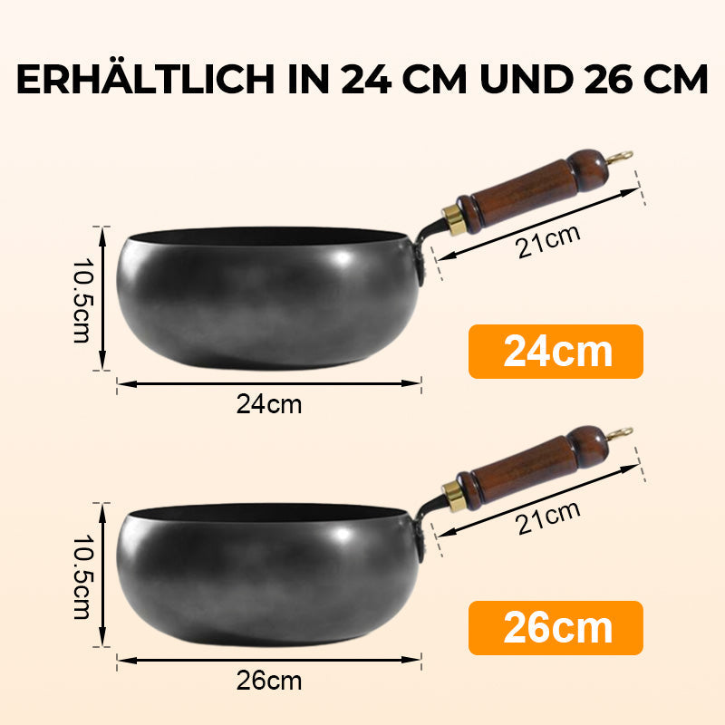 Schwerer Gusseisen-Bräter (unbeschichtet) – perfekt für Sonntagsbraten & knuspriges Brot! ⏲️🥖 50% reduziert – nur solange der Vorrat reicht!