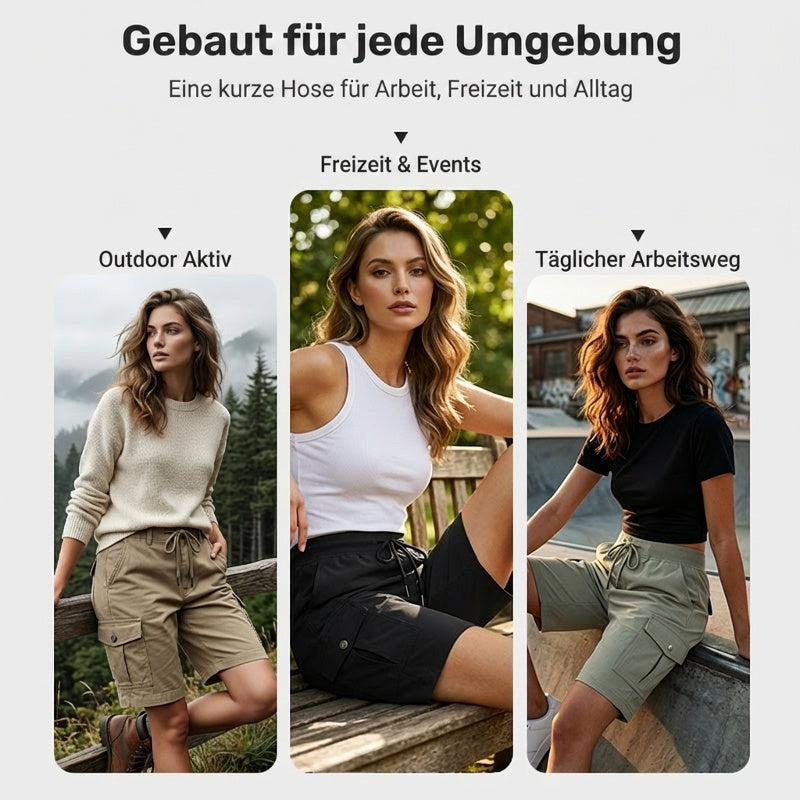 Cargo-Shorts für Damen – bequem & funktional für Freizeit & Reise