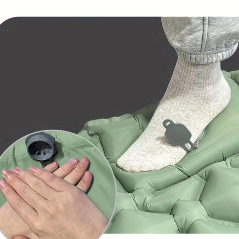 Aufblasbare Outdoor-Schlafmatte für eine Person mit Schnellpumpe