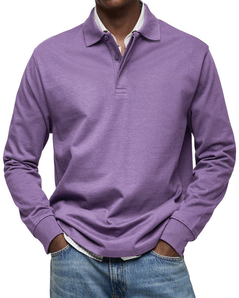 Elhanan | Stilvolles Poloshirt mit Langen Ärmeln