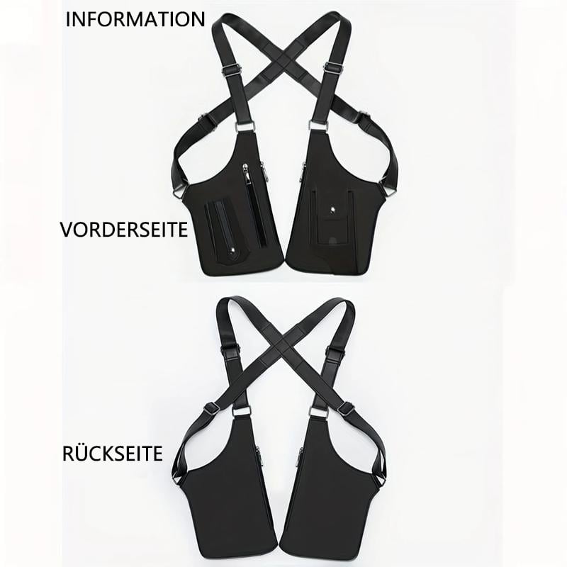 💪Einbruchsichere, hochwertige, verstellbare Schultertasche