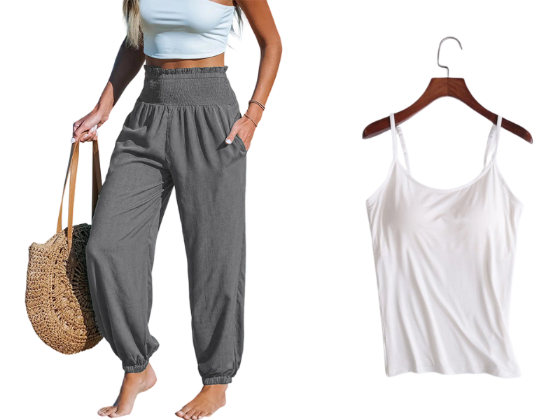🌞 Figurfreundliche Hohe Taille Haremhose für Damen