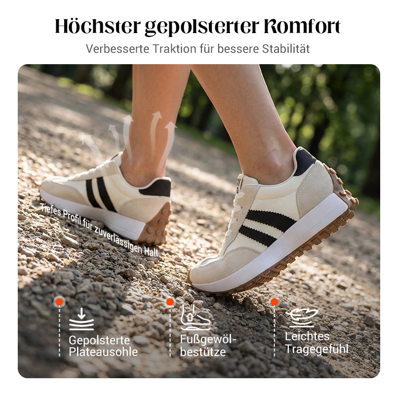 Damen-Freizeitschuhe – Klobige Sneaker Rutschfest & Retro-Design