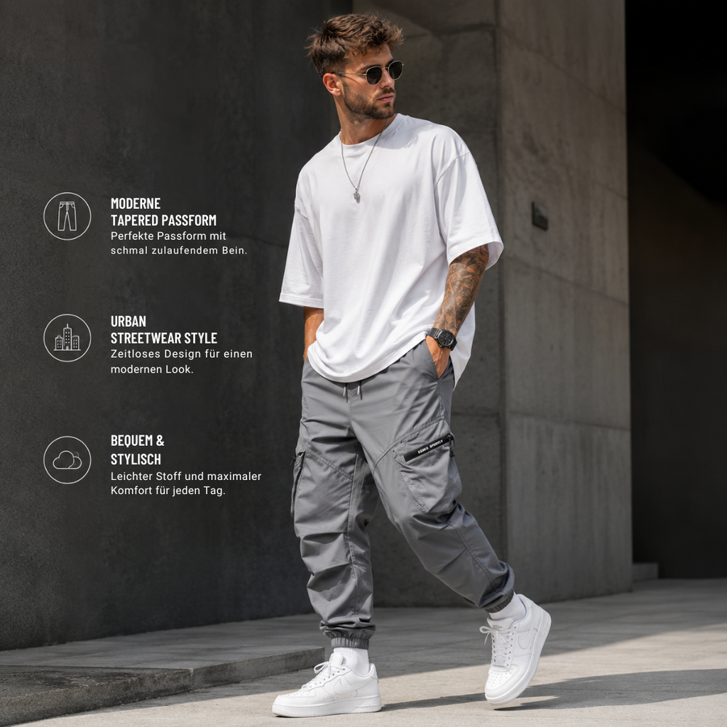 LIAM - Herren Outdoor Cargo-Hose mit Bündchen